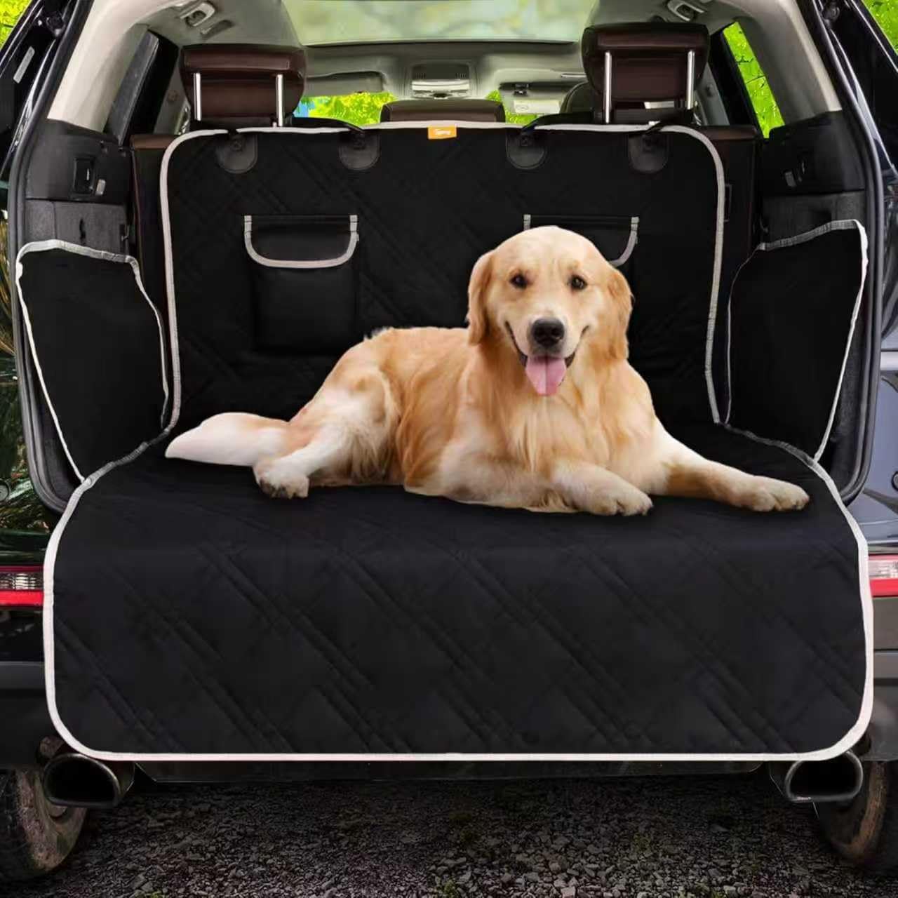 Housse coffre voiture chien Lexus NX 450h+ revêtement premium étanche