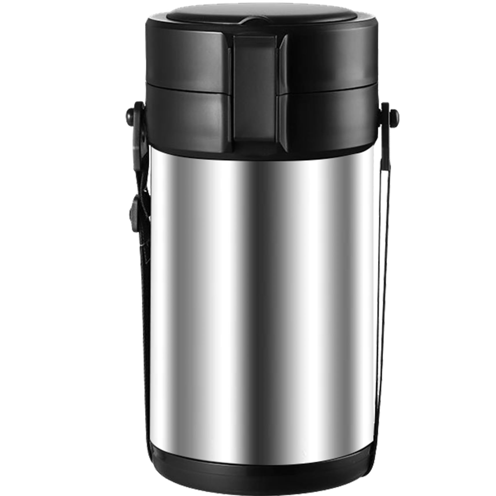 NIDONE Jar barattolo isolato alimento thermos per cibi caldi, scatola da pranzo termica 12L 3L, contenitore per il pranzo per alimenti caldi in acciaio inossidabile per bambini per bambini conservare