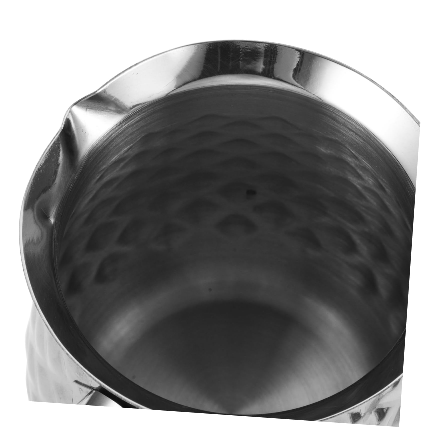 PRETYZOOM Stainless Steel Coffee Pot Maker 400ml Turkish Coffee Pot Unique Spout for Milk Frothing Multipurpose Home Shop Restaurant Hotel Use