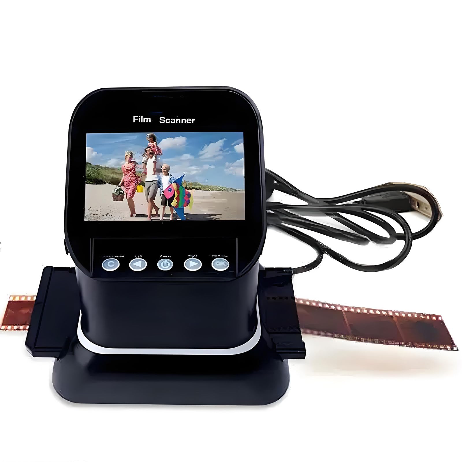 Film Slide Scanner, Scanner per pellicole ad Alta risoluzione da 120mm, Convert 120/135/126/127 Negative/Slides to Digital Jpegm-image-23
