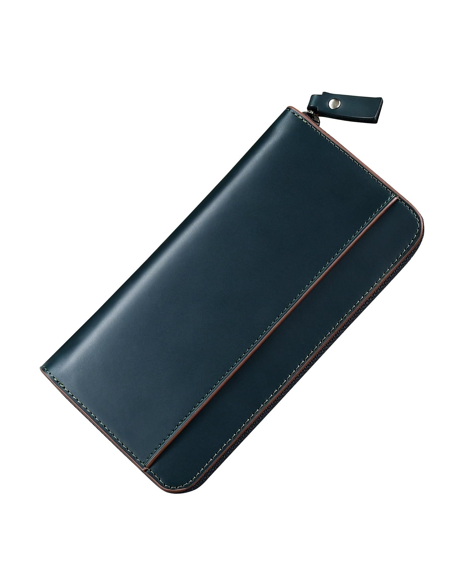 Erisea Men's Wallet, Long Wallet, Genuine Leather, Large Capacity, Box Coin Purse, Over 16 Cards, Vertical Card Storage, Made by Top Leather Craftsmen, Business, Stylish, Money Luck, Multifunctional :