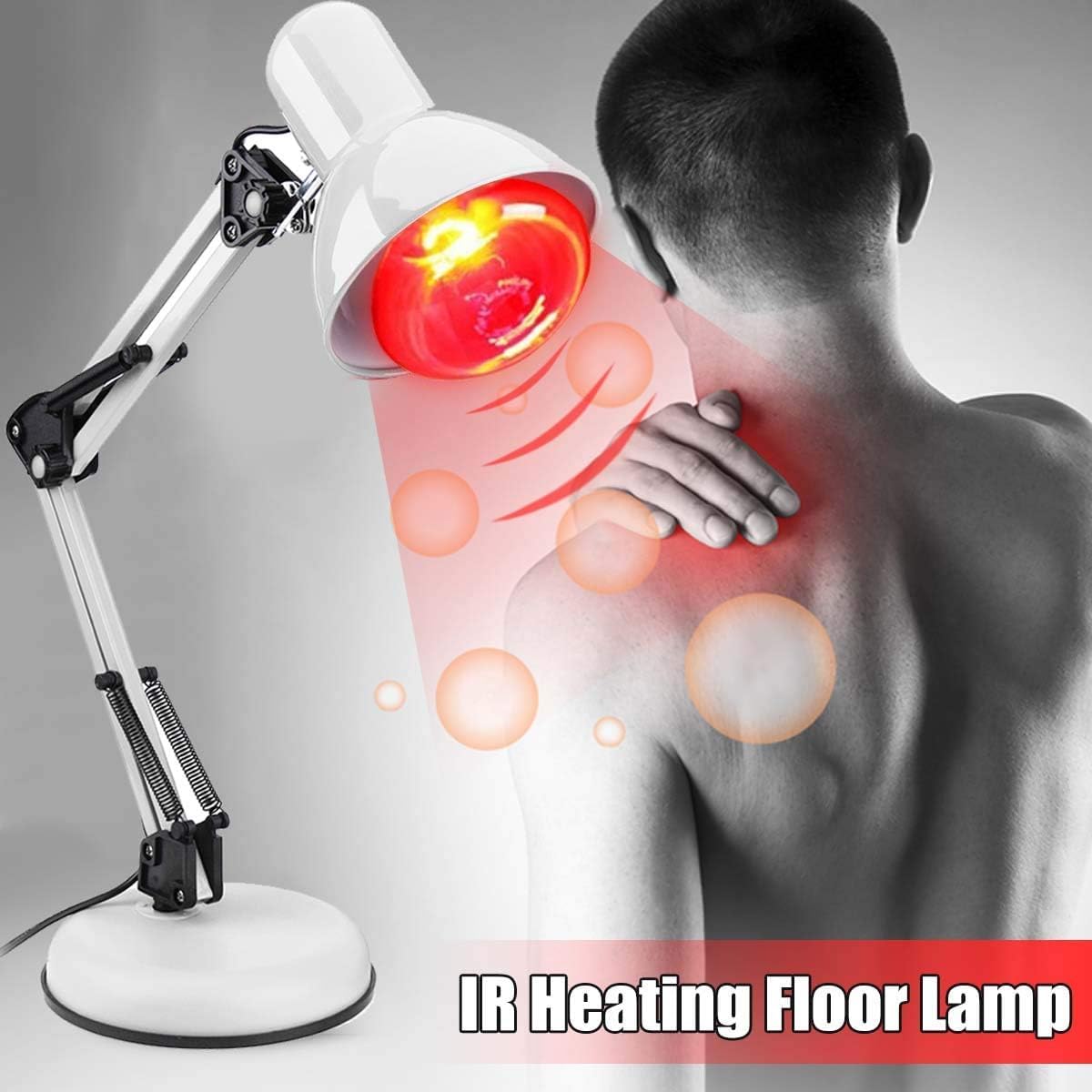 100W Terapia infrarroja Lámpara de Calor Salud Alivio para el Dolor Fisioterapia Cuidado de la Salud Luz infrarroja eléctrica