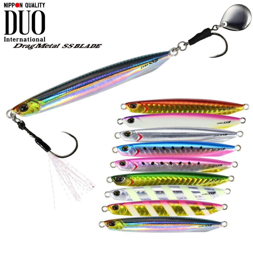 Duo #PNA0624 Drag Metal Super Slim Blade, 2.8 oz (80 g), UV Kataboshi Sardine