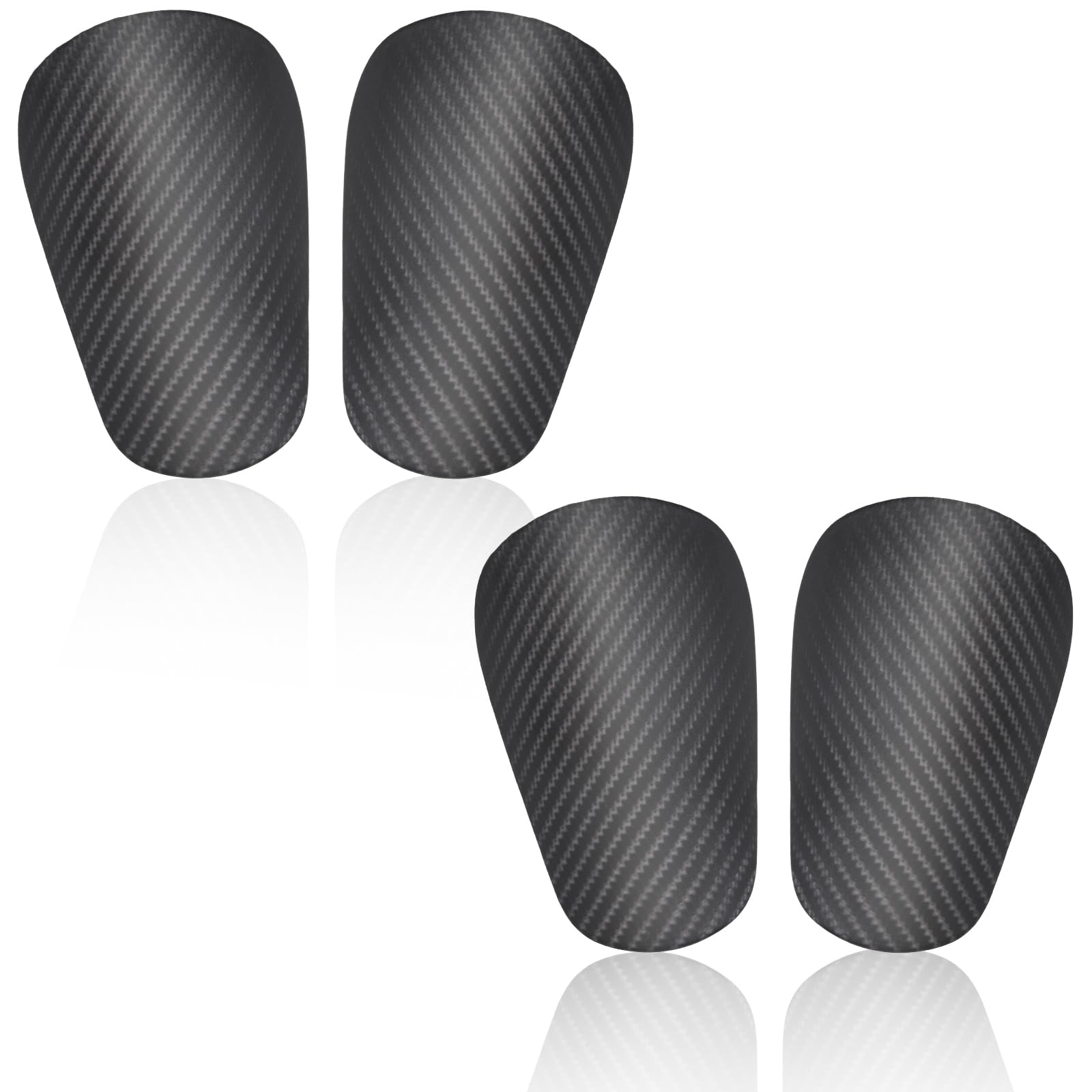 NQEUEPN 4pcs 12x8x0.6cm/4.72x3.15x0.24in Extra Mini Football Shin Guards