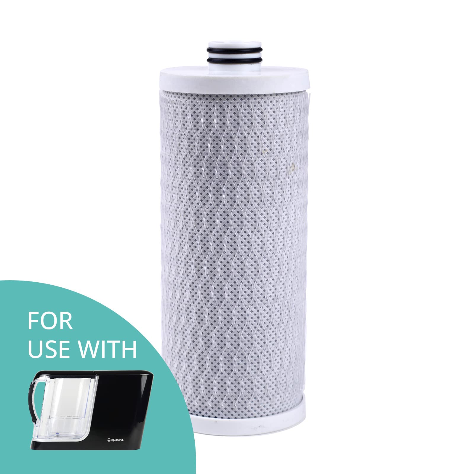 Aquasana Clean Water Machine Replacement Filter Cartridge - Removes Up To 96% of Chlorine & 99% of 77 Contaminants - 1 Count - AQ-PWFS-R-D