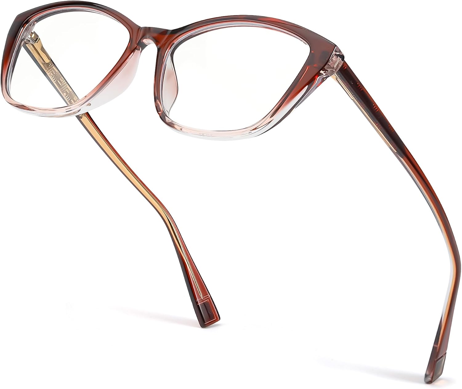 FancyPink Women's Blue Light Blocking Glasses - Cateye Acetate Tr90 Frame Anti Blue Light Glasses for Women