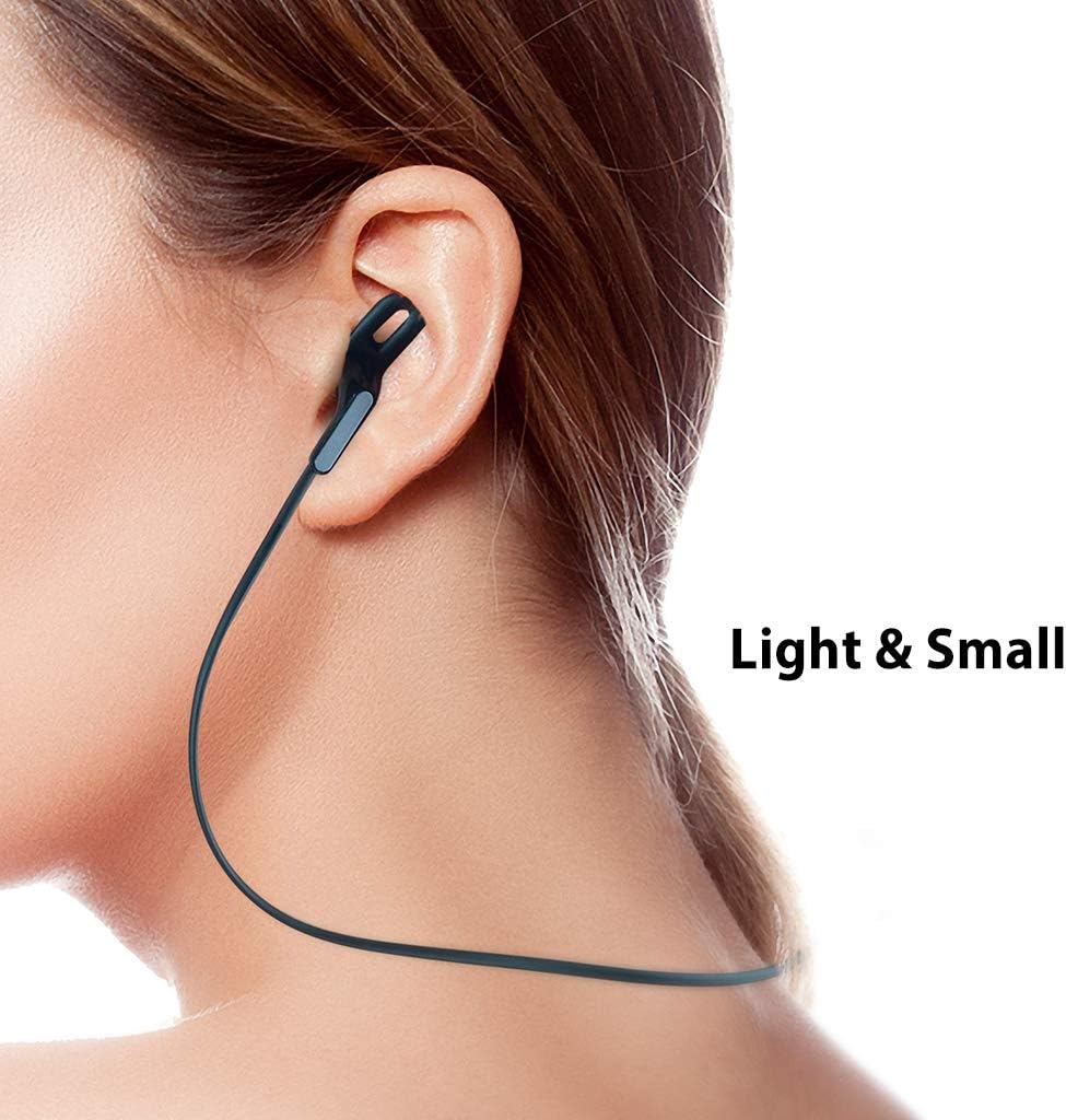Avantree HS134 Mini Bluetooth 5.0 Earbuds for Small Ears Canals with Mic for PC Cellphones, Super Light, IPX7 Water Resistant Wireless Earphones, Up to 13H Playtime for Home Sport Workout Gym