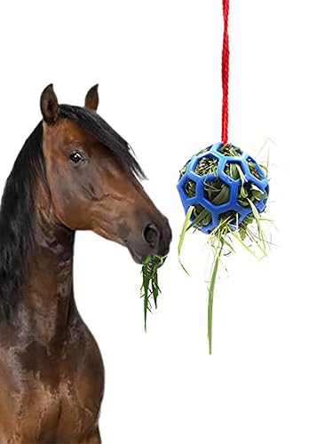 Niktule 2 Alimentador Heno Bola Regalo para Caballos, Bola Heno para Caballos