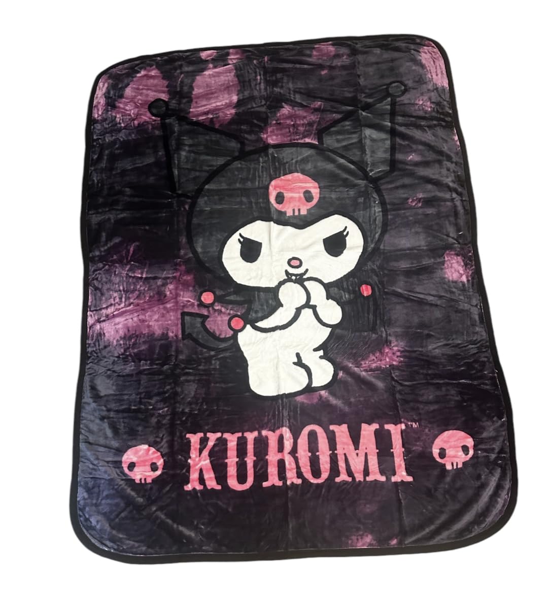 Kuromi Extra Soft Plush 60"x80" Twin Size Blanket Bad Kuromi