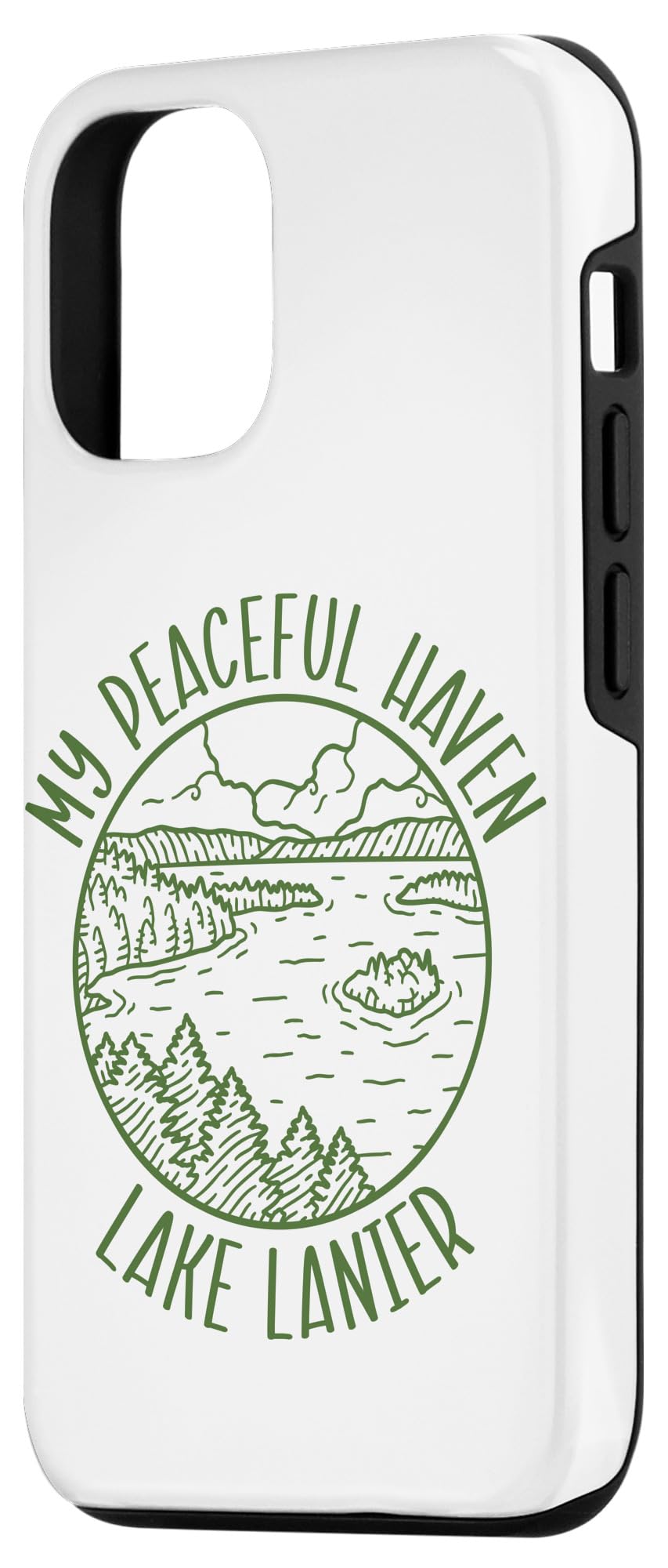 iPhone 14 Peacefulness at Lake Lanier Case - Image 2