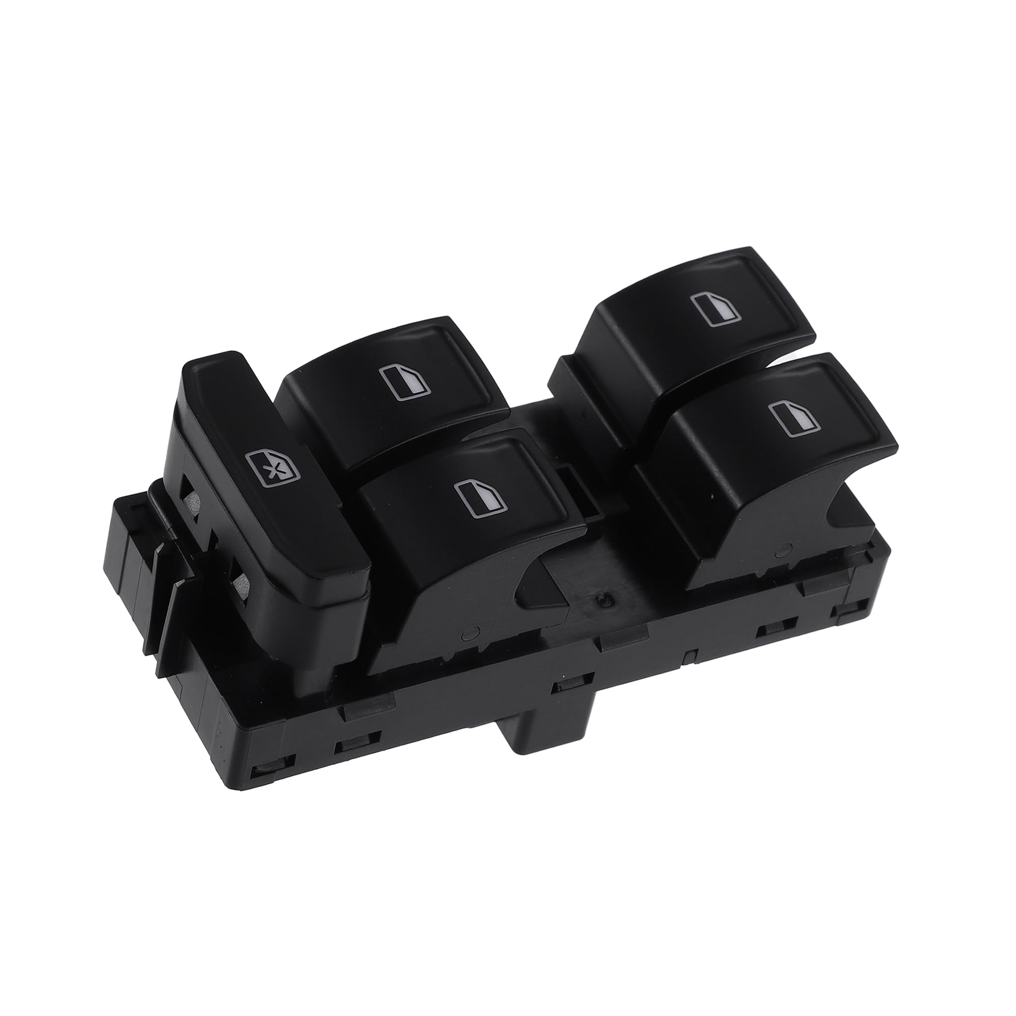 Motoforti Power Window Master Switch, for Volkswagen Golf Mk7 2014-2018, Metal, Plastic, Black, 1 Pc