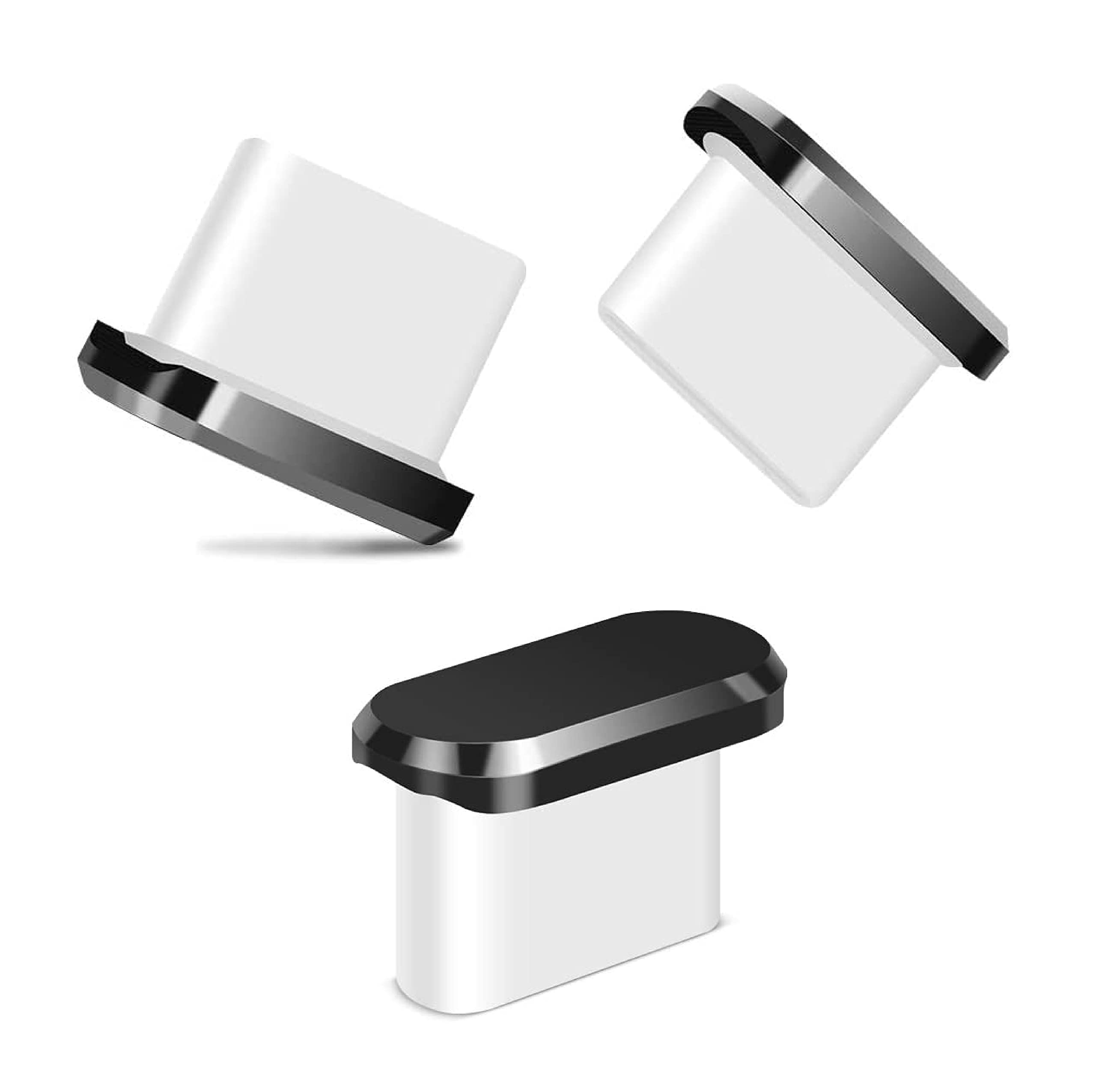 SWTYExt Lot de 6 bouchons anti-poussière en silicone USB C pour prise de charge - Accessoires compatibles avec iPhone 15 Pro Type C