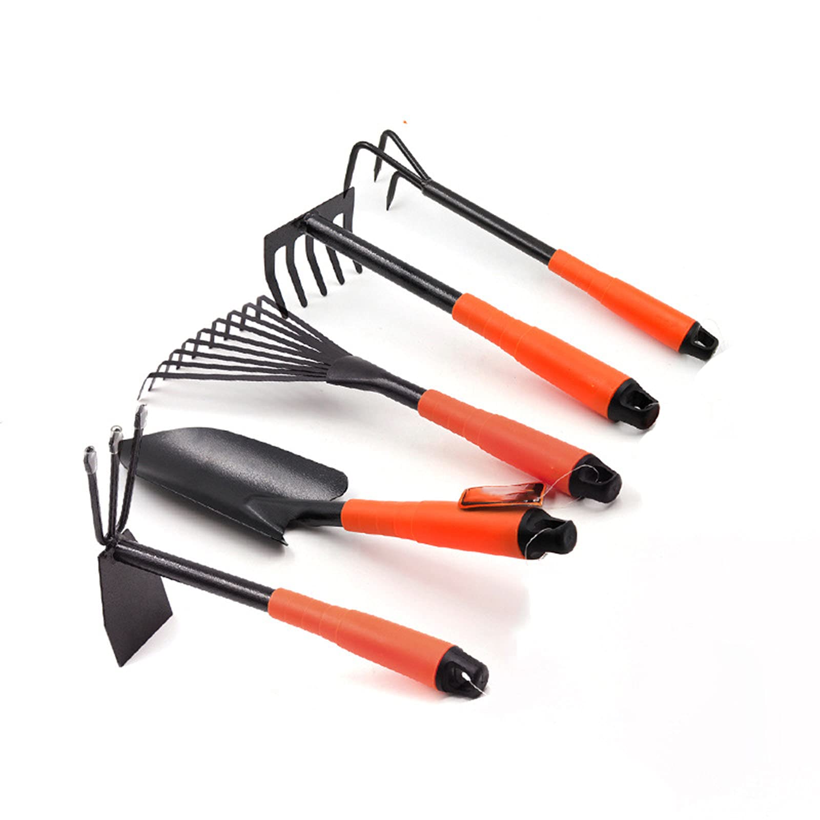 Juego de Herramientas de jardinería, Kit de jardinería de impuestos fundidas de 5 Piezas Pala de jardinería, Garra, Hoe jardinería Regalos Herramientas para Hombres Mujeres