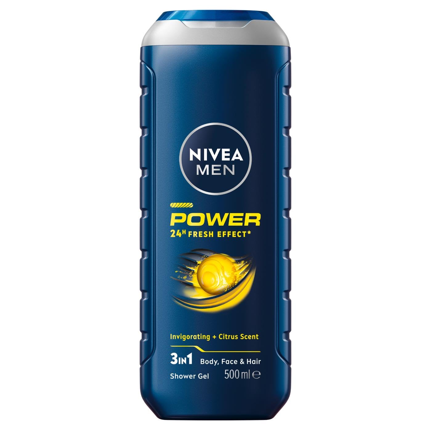NIVEA MEN Power Fresh Shower Gel and Body Wash 500ml
