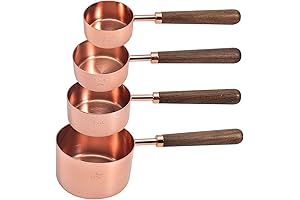 Rose Gold Measuring Cups Set: Elevate Your Baking with Precision and Style