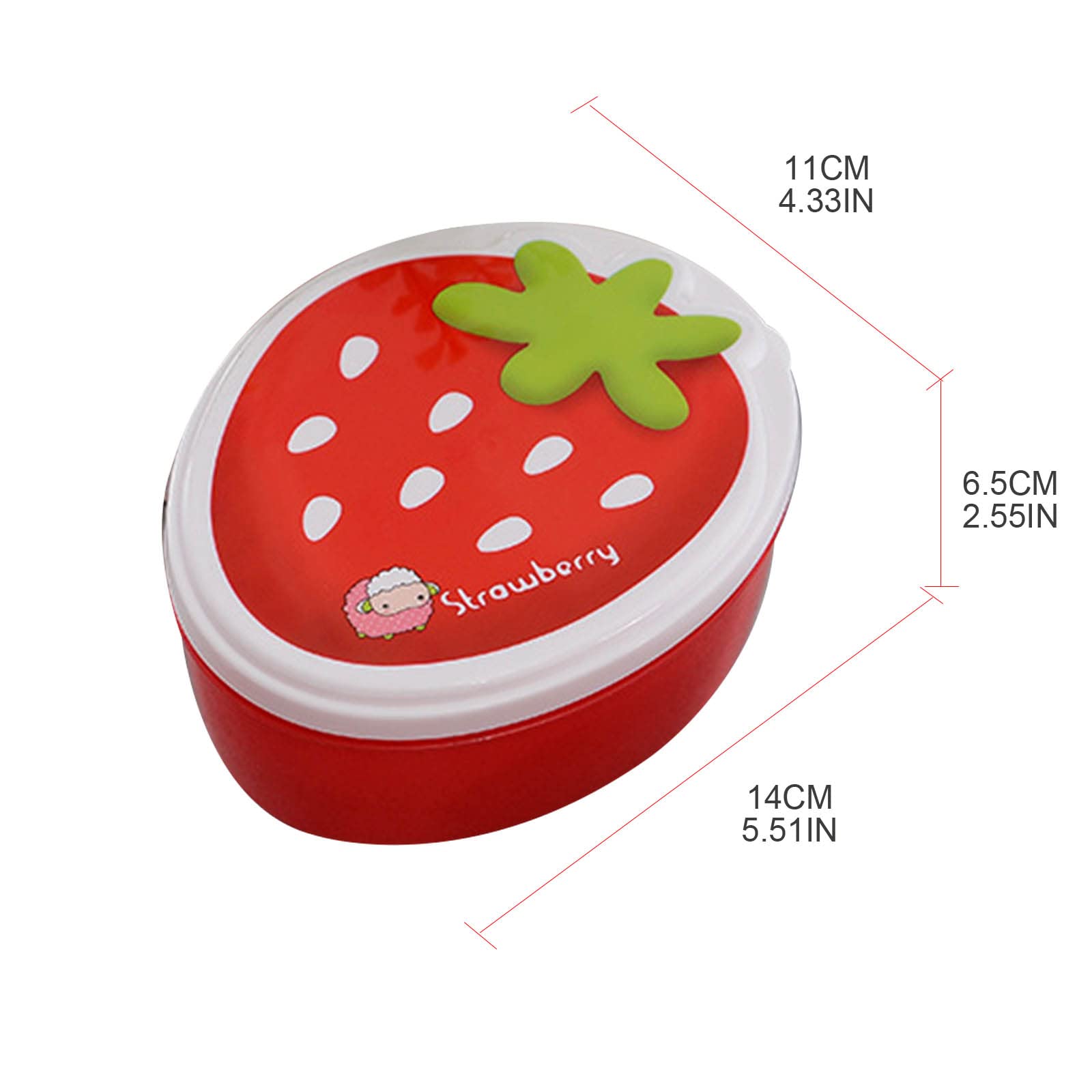 Scatola Snack 4 Pezzi Con Scomparti - Lunch Box Riutilizzabile Impermeabile Per Frutta, Merenda E Ufficio - Foto 14