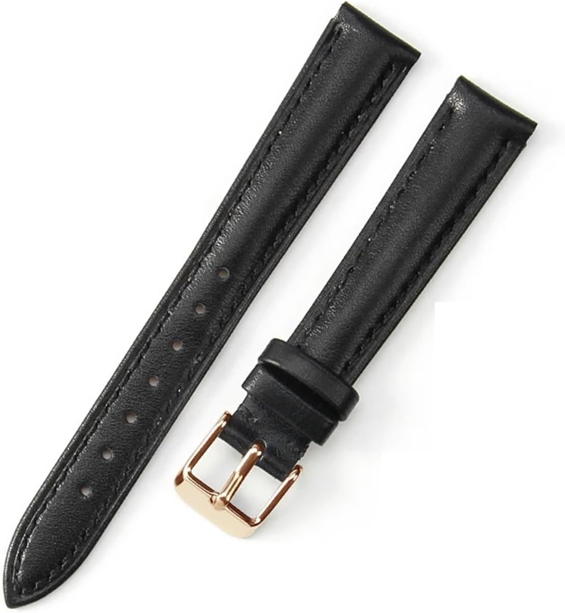 Soft Watch Leather Strap Parts Accessories Green Purple Blue Durable Genuine Leather Band 10mm 12mm 14mm 16mm 18mm-24mm