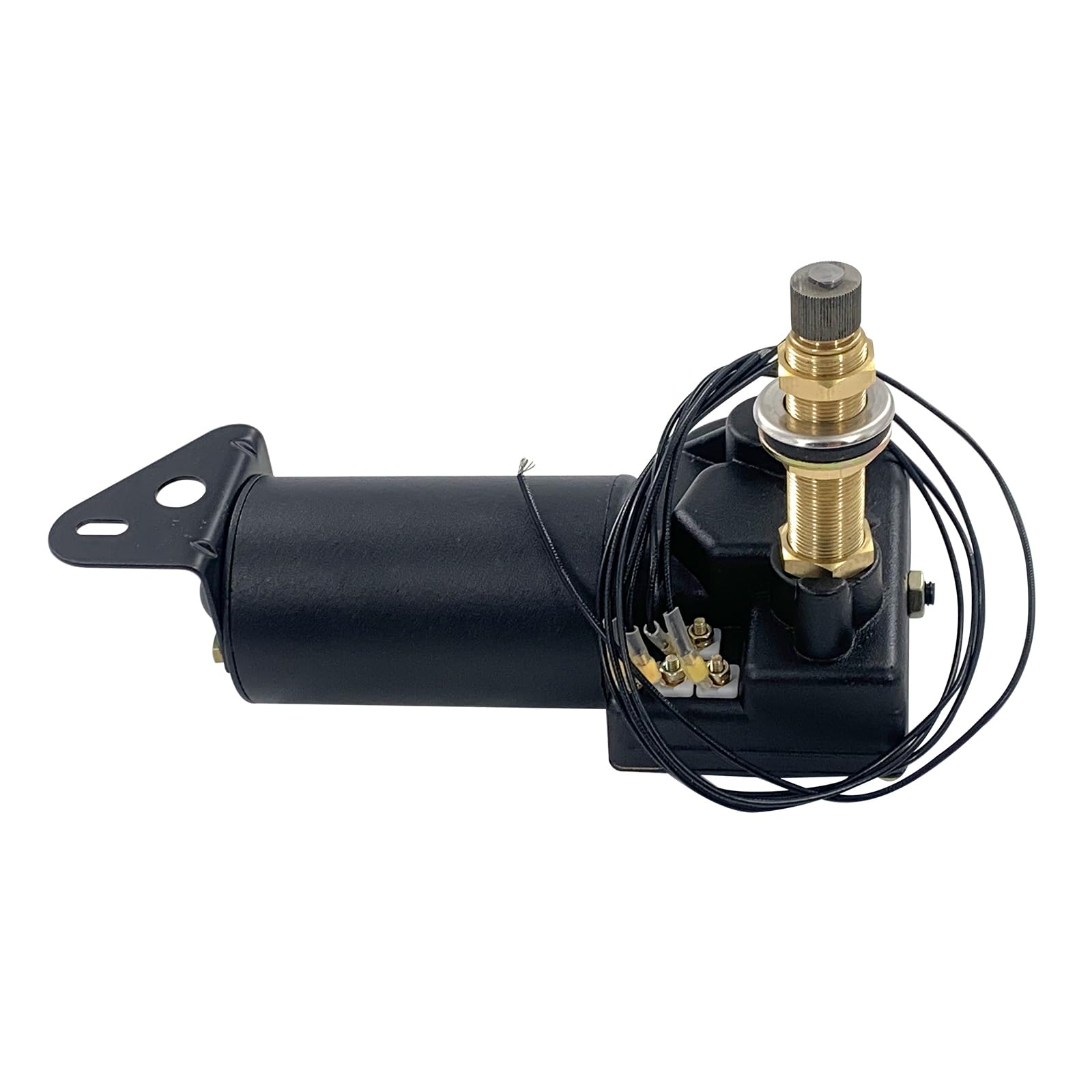 Boat Wiper Motor, 12V 2.5" Shaft up to110 Degree Marine Windshield Wiper Motor Compatible with Wexco WWF12C18 Series Replaces 4R2.12.R110D