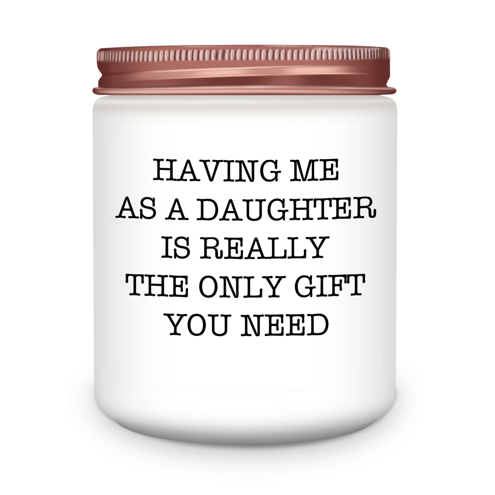 Gifts for Mom Dad from Daughter - Funny Mom Dad Birthday Gift, Mothers Fathers Day Birthday Thanksgiving Christmas Lavender Candles Gifts from