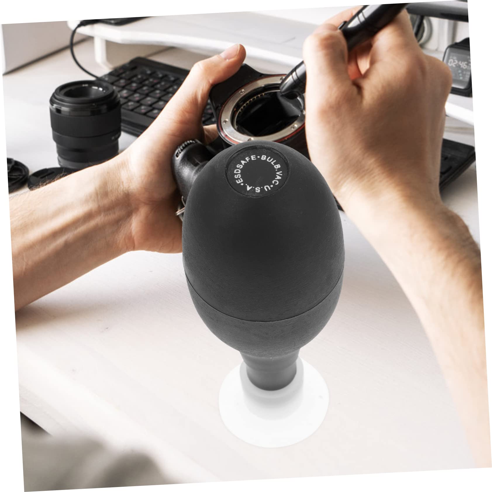 OSALADI 4pezzi Strumento Di Pulizia Per Lenti Silicone Con Ventosa Penna Per Manutenzione e Riparazione Di Fotocamere Orologi e Componenti Elettronici Utensile Pratico e Facile Da Usare