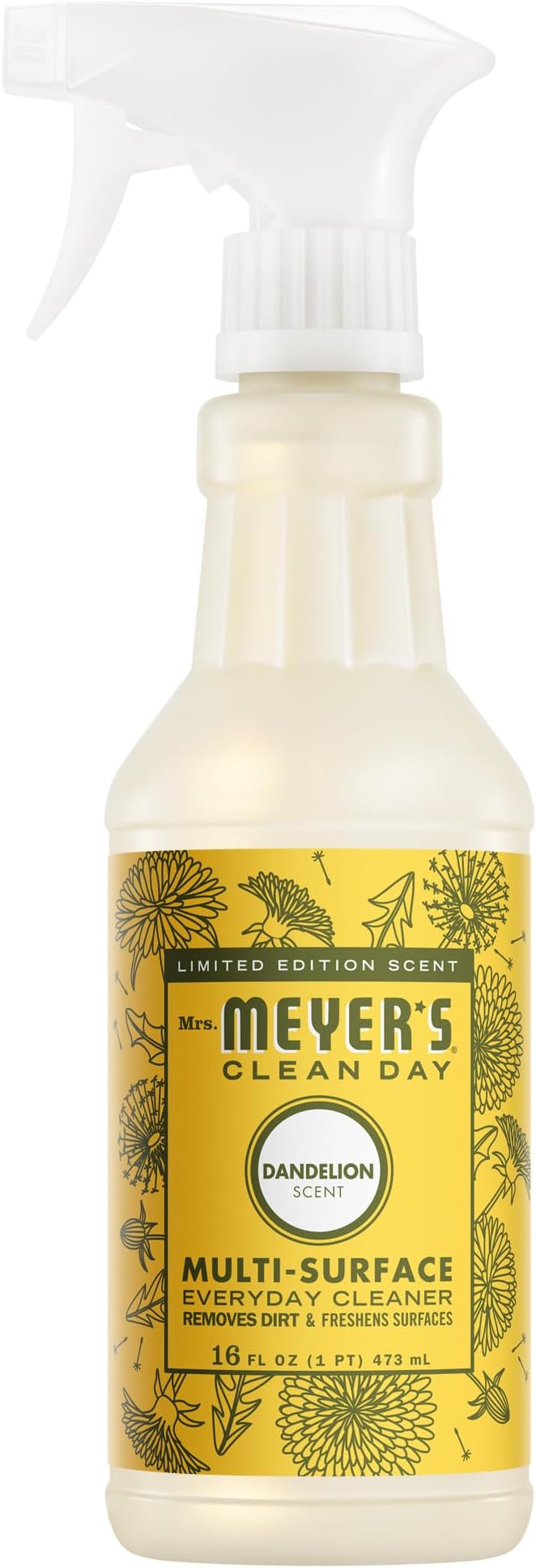 CLEAN DAY Multi-Surface Everyday Cleaner, Dandelion Scent, 16 Fl Oz Bottle