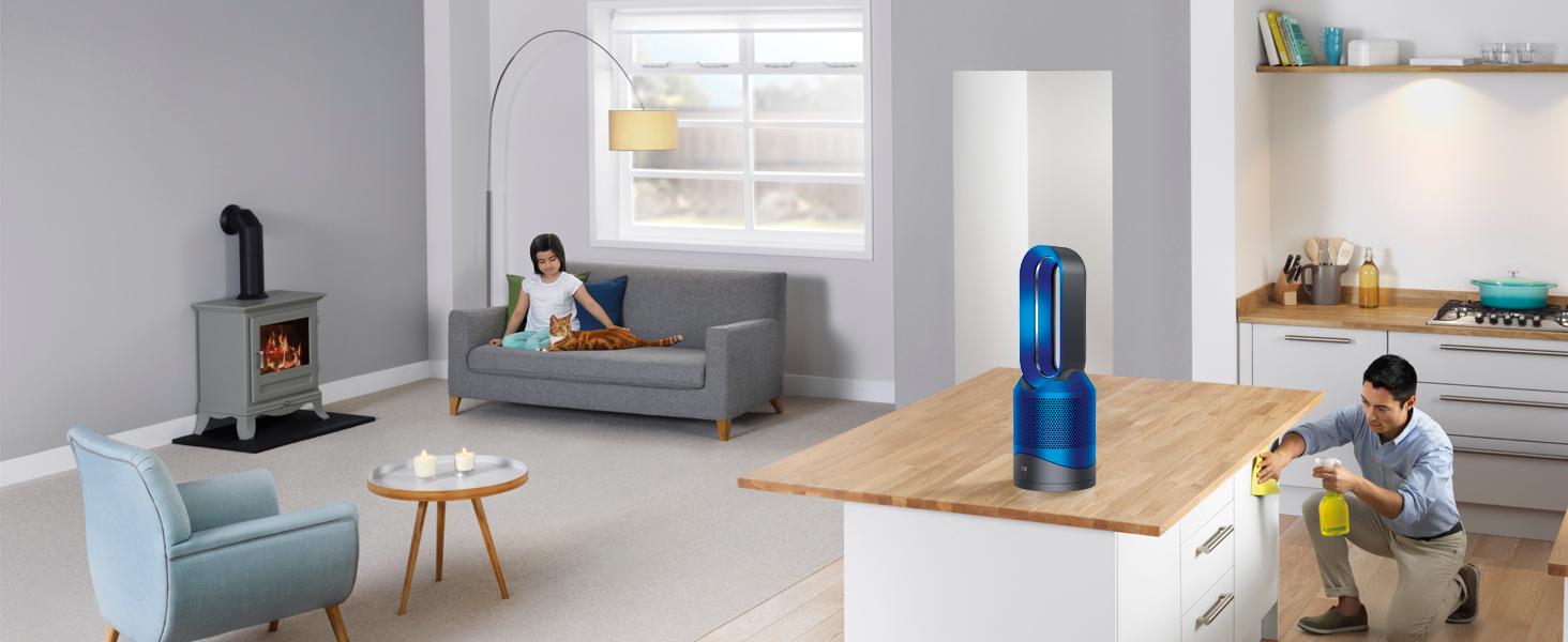 Amazon.com: Dyson Pure Hot+Cool Link Air Purifier, Blue : Home