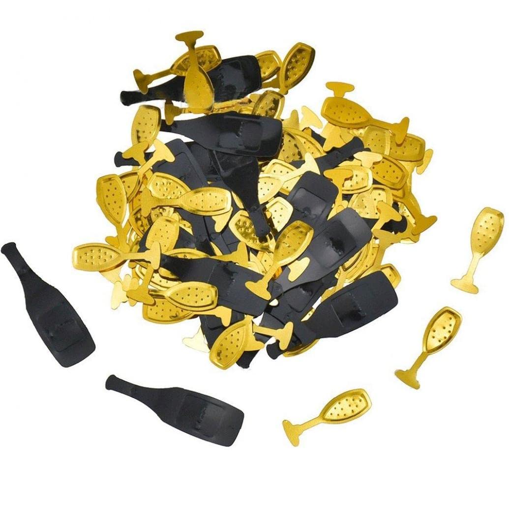 Casiler As Show 200Pcs Wine Bottle Champagne Confetti 15G Acrylic Sprinkles Confetti For Wedding Party Birthday Bar Table Decoration