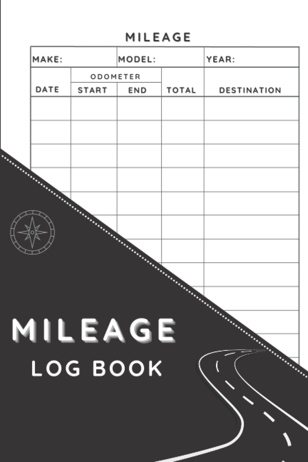 Mileage Log Book: Keep Track of Work or Business Miles for Taxes