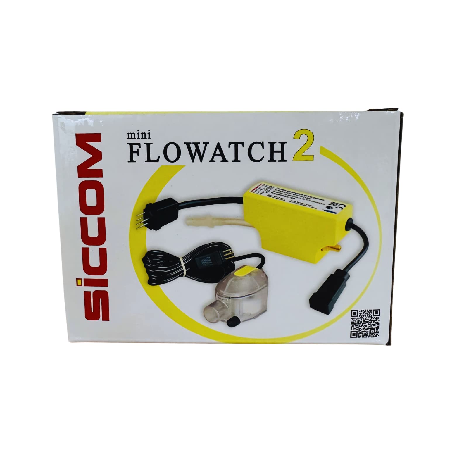 Siccom Mini Flowatch-2 Mini Solenoid Pump Reliable and Silent for The condensate Removal of air conditioners up to 10kW / 36000BTU.