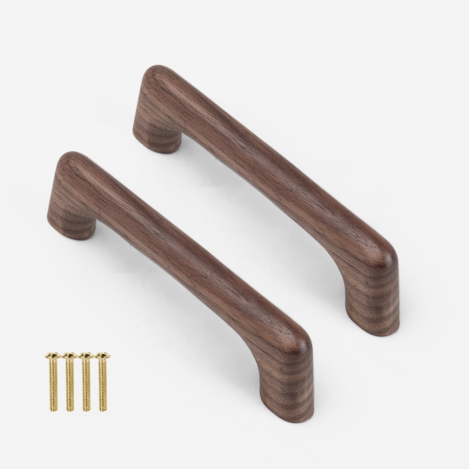 Maniglie per Mobili a Forma di Ponte Piatto in Stile Moderno con Chiodi Adatte per Armadi Cassetti Cucina Camera da Letto Scarpiere (6,96MM)