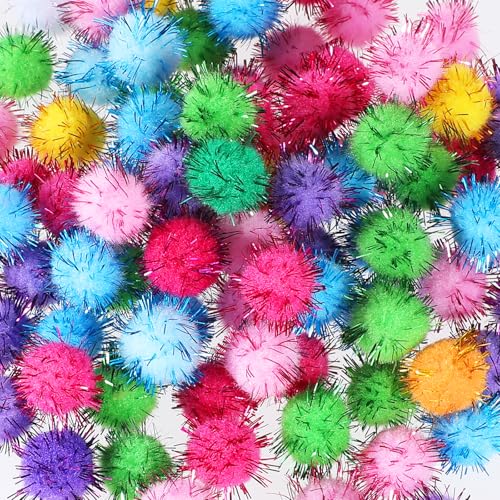 Oruola 100 Stück 2cm Katze Sparkle Balls,Glitter Pom Poms,Glitzernde Katzen Bälle Katzenspielzeug,Multicolor Bulk katzenbälle für Innenräume,Lametta Bälle für Katzen für kreative Dekorationen Oruola 100 Stück 2cm Katze Sparkle Balls,Glitter Pom Poms,Glitzernde Katzen Bälle Katzenspielzeug,Multicolor Bulk katzenbälle für Innenräume,Lametta Bälle für Katzen für kreative Dekorationen