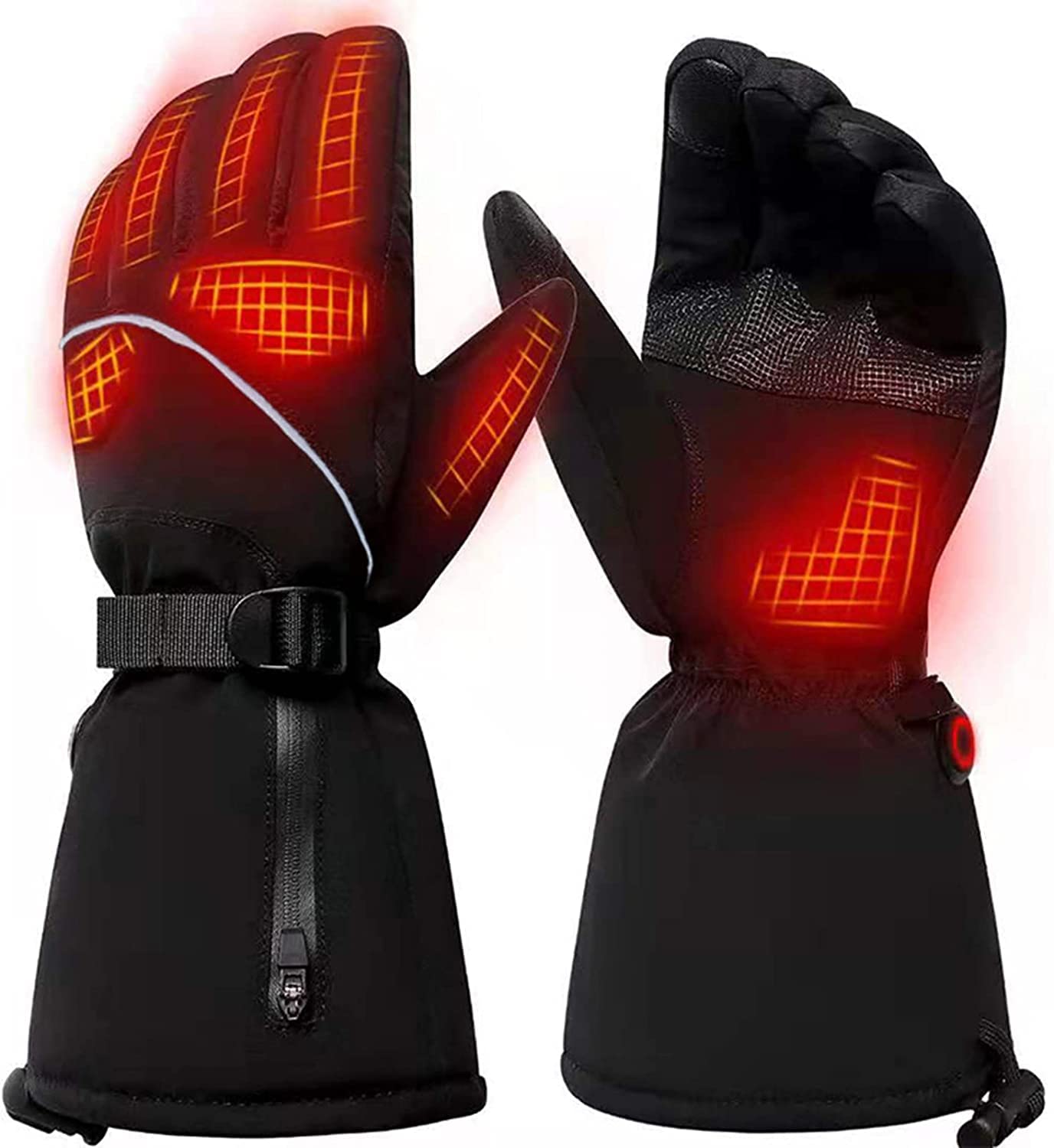 Gants chauffants électriques CHEWYNP contre le froid aux mains en vélo électrique