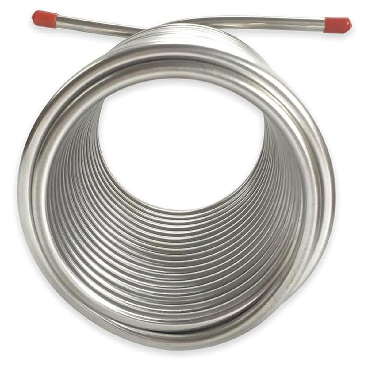 Enfriador De Mosto Y Agua For Cerveza, 20 L, 15,5 M De Longitud, Serpentín De Enfriamiento De Acero Inoxidable 304, Incubadora For Exteriores, Serpentín De Enfriamiento De Cerveza