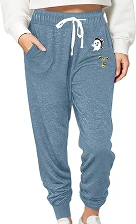 Women Baggy Sweatpants with Pockets Lounge Womens Pajama Pants Female Trouser