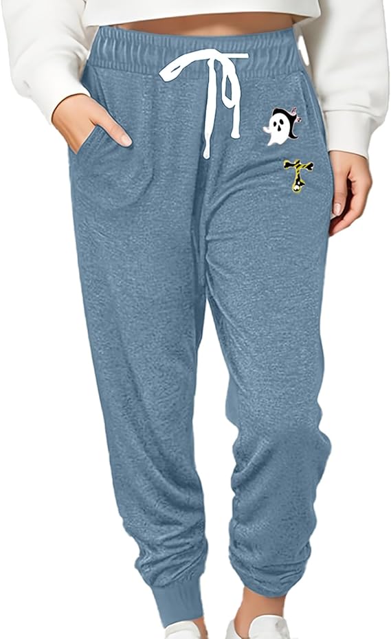 Women Baggy Sweatpants with Pockets Lounge Womens Pajama Pants Female Trouser