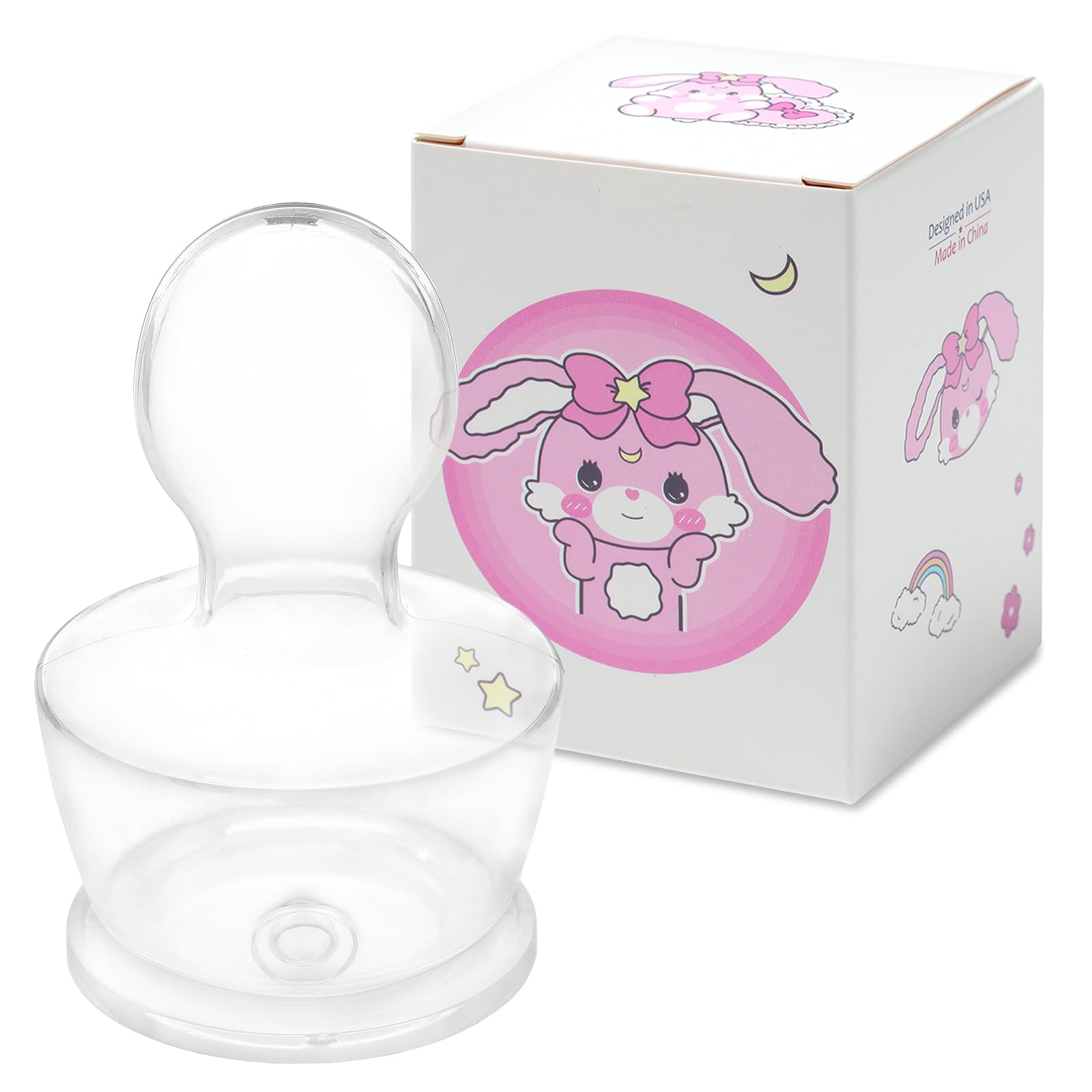 LittleForBig Silicone Adult Ultra Bottle Nipple Wide Mouth Bottle Replacement Teat