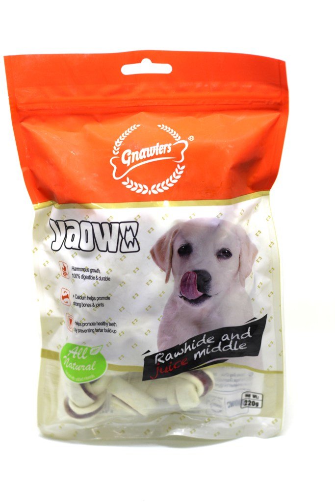 Gnawlers Knotted Rawhide Bone Dog Treats 2.5" 220 G (B06XHJ3SRJ) Amazon Price History, Amazon Price Tracker