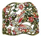Crystal Butterfly Hair Holder Barrette Ponytail Hair Barrette for Women Girls YY86900-4sienna