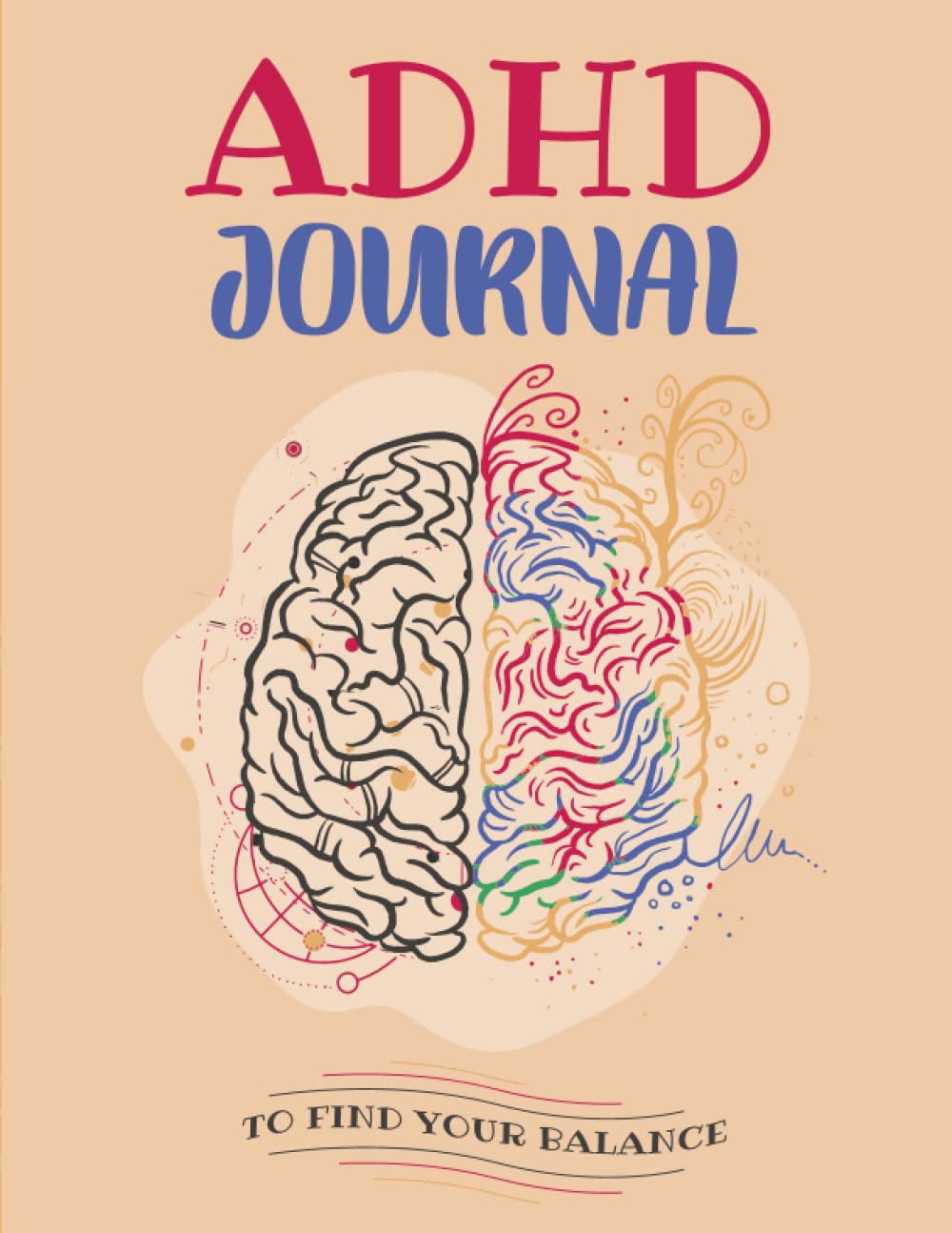 ADHD Journal: Adult ADHD Planner & Workbook With Prompts That Will Help You Organize Every Aspect Of Your Life | Self-Help Gift for Disorganized Men, Women & Teens thumbnail