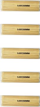 Ah ap Bambu Sivri U lu Patates K zartma  ubu u  p  i  - Boy35 Cm./En5 mm. -100 Adetlik 5 Paket