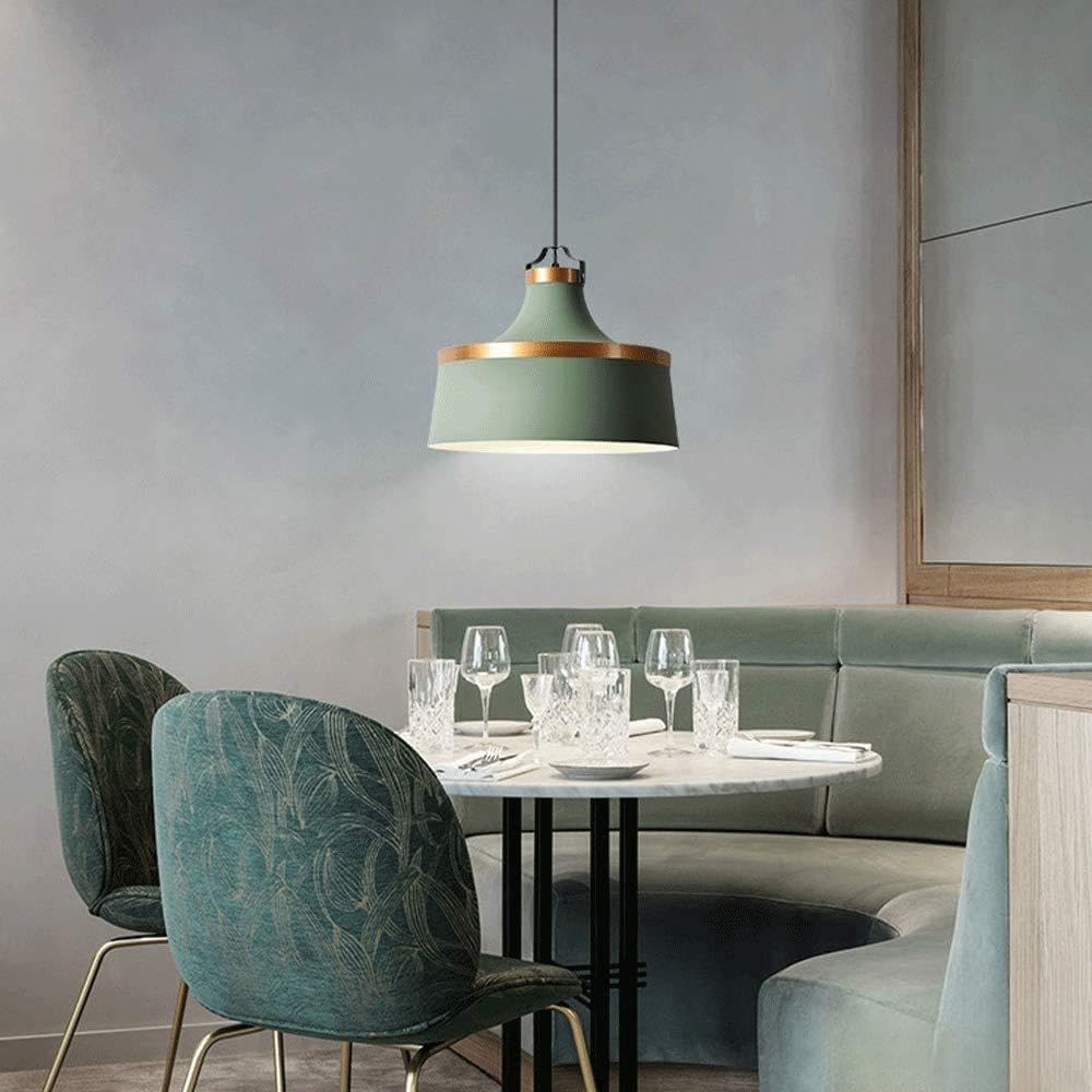SYAXVOM Modern Nordic Green Chandelier LED Pendant Light for Restaurant Decoration