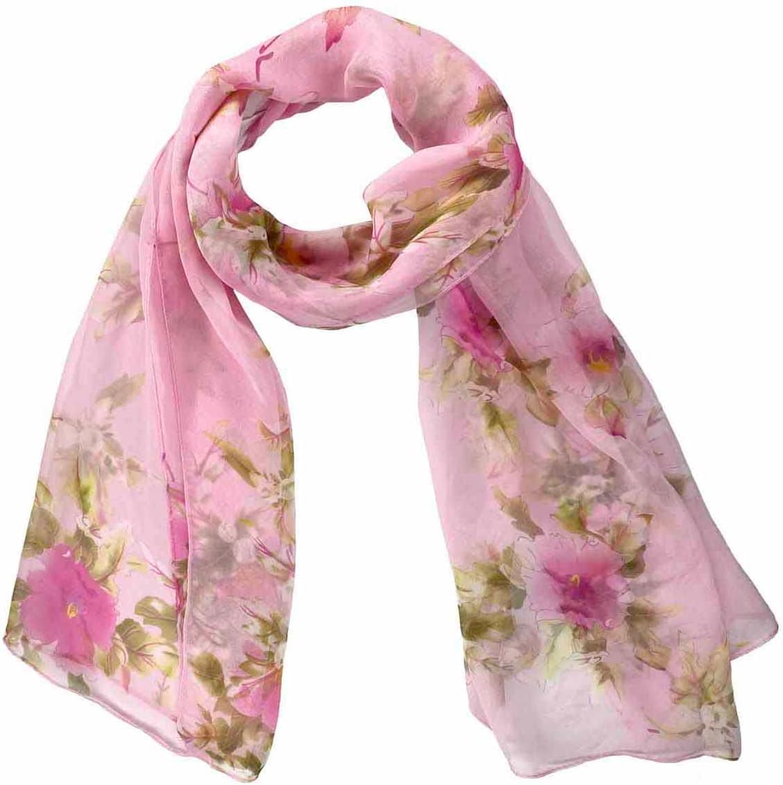 Xyueanlo Scarfs for Women Lightweight Scarves Fashion Print Floral Pattern Scarf Shawls