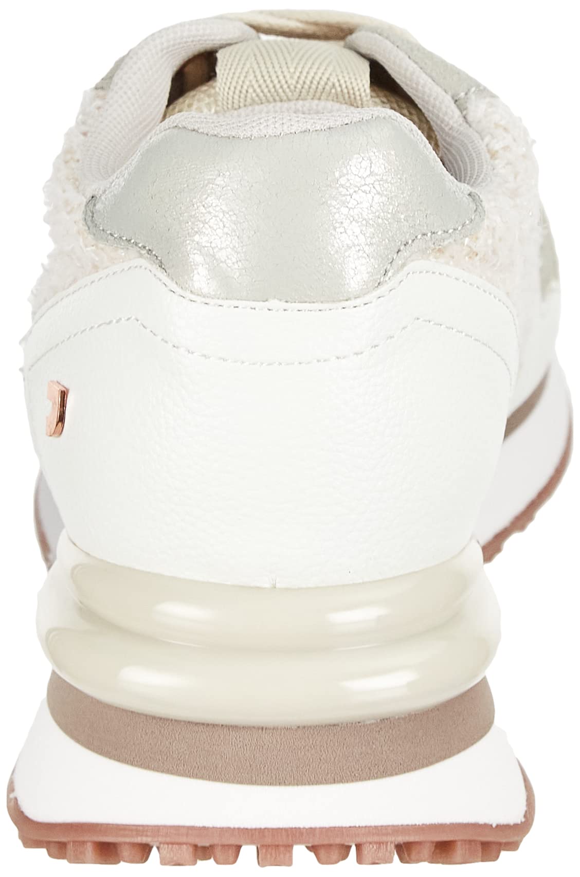 Sneakers Monocolor Off-White con cuña Interna para Mujer lellig