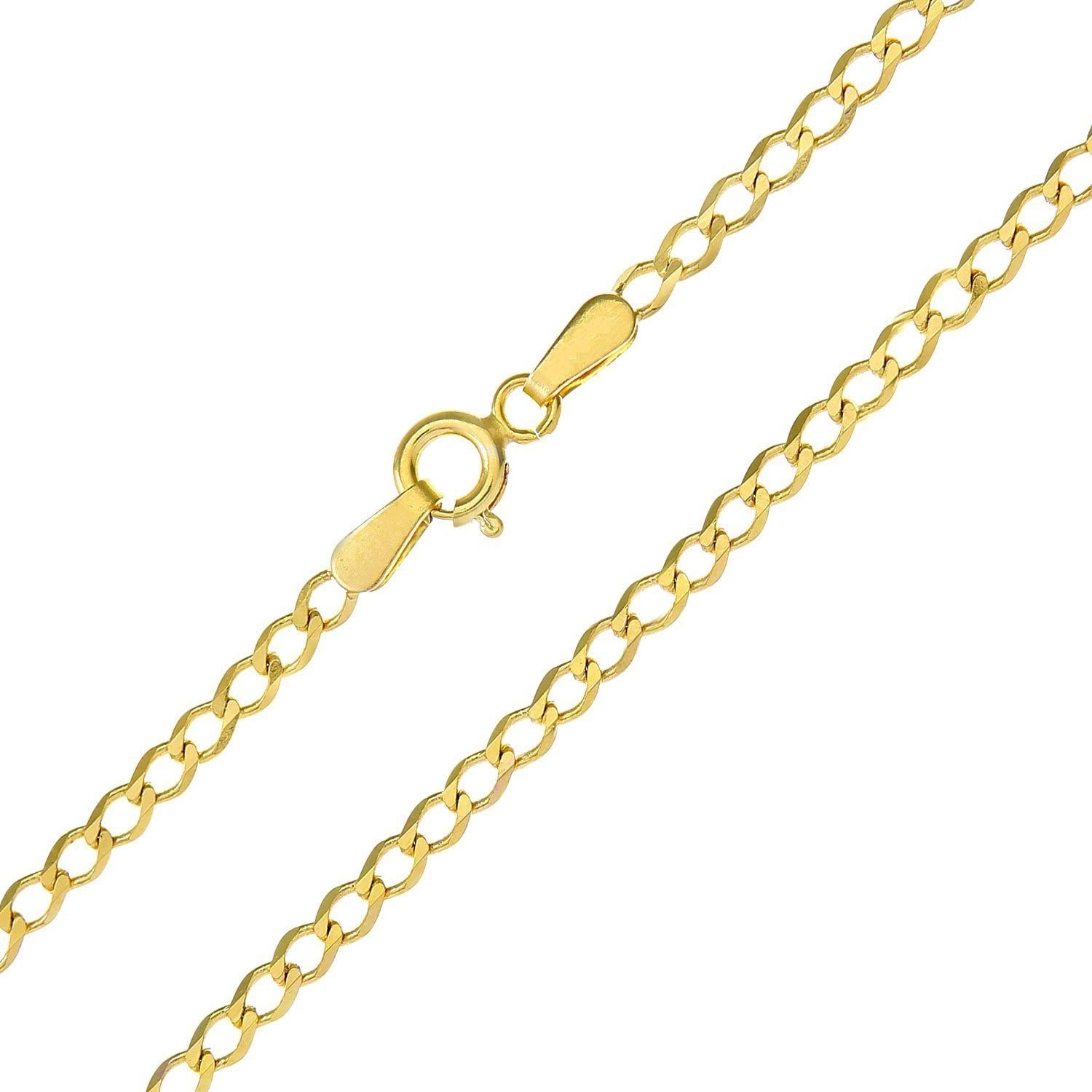 PRINS JEWELS 14-karatowe złoto próby 585 łańcuszek o splocie pancerka z żółtego złota - szerokość 3,60 mm