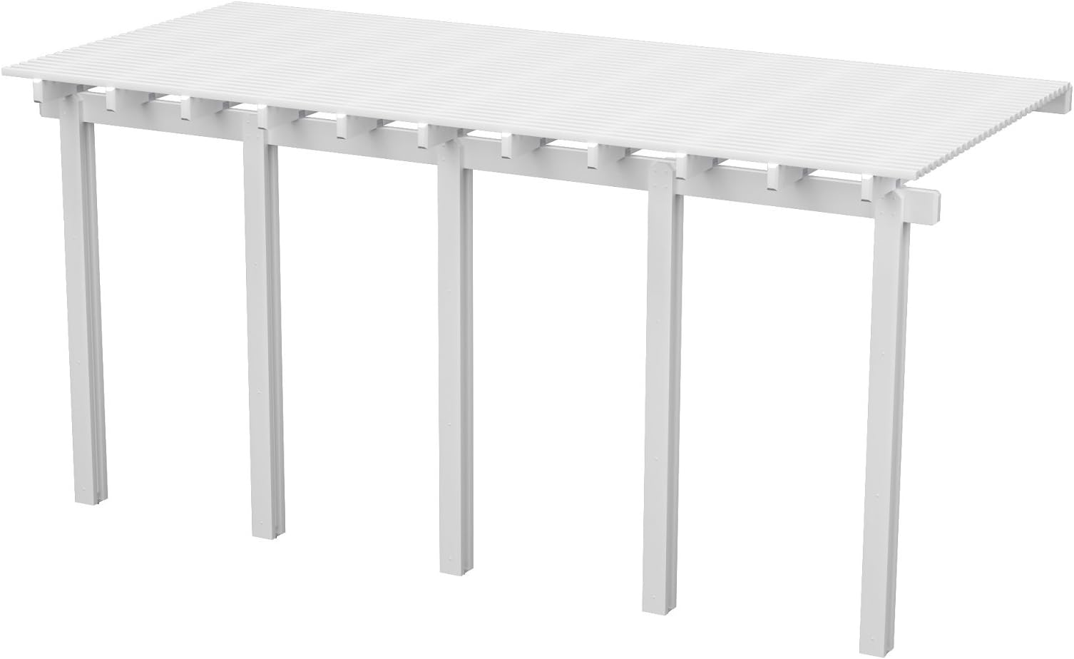 Aluminum Pergola - 24 ft. W x 16 ft. D (White)