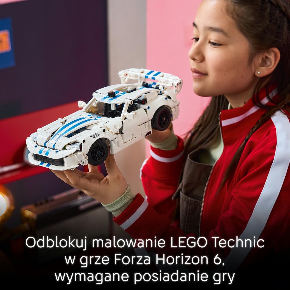 LEGO Technic Samochód sportowy Dodge Viper GTS-R 42234 | Model samochodu, klocki konstrukcyjne Technic, prezent dla fana motoryzacji, zabawka dla 10-latka, 805 elementów
