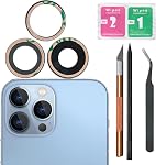 16 Camera Verre de remplacement pour iPhone 16, Lentille standard, Compatible avec iPhone 16, Installation facile