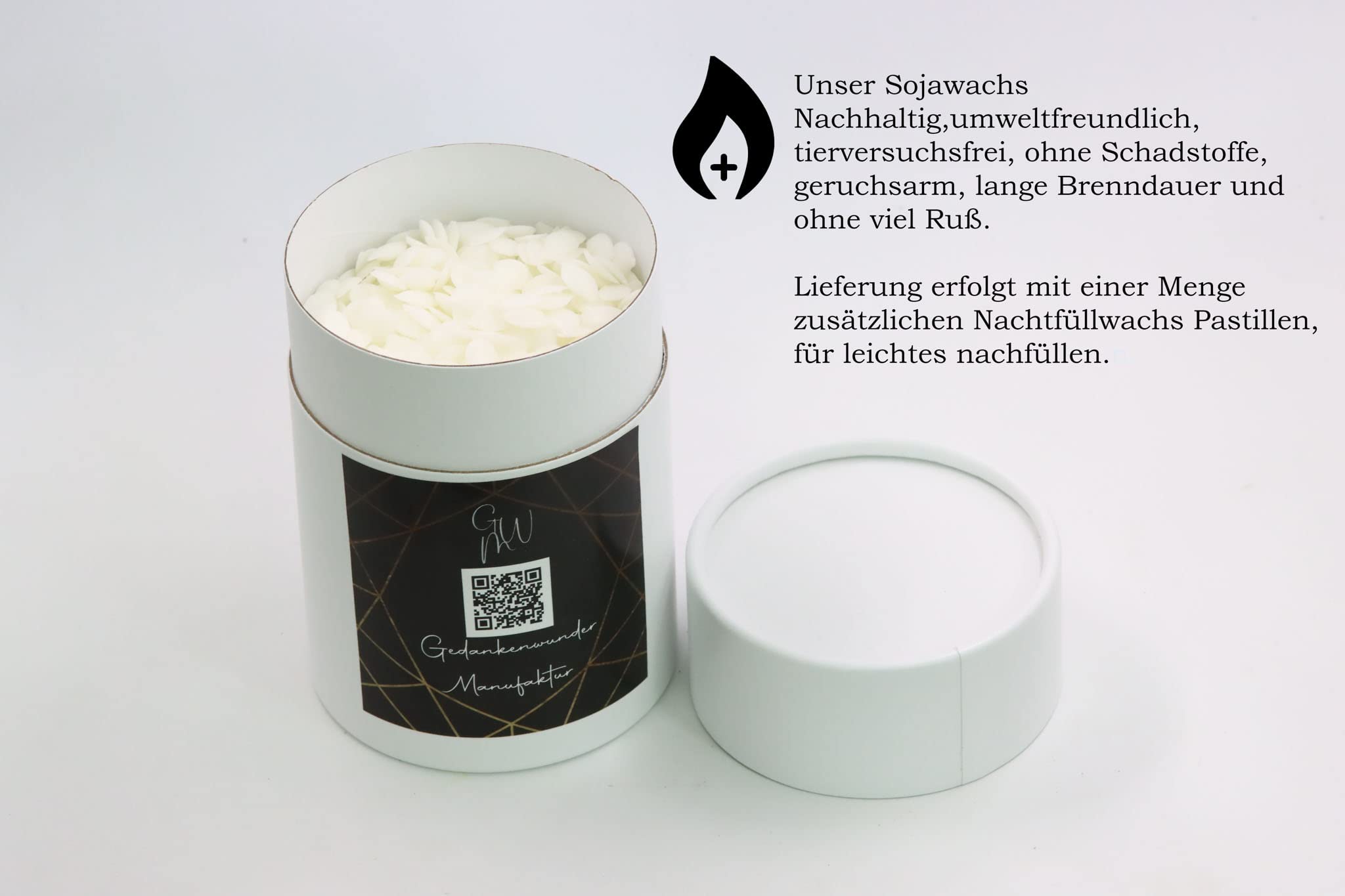 Beton Outdoor Kerze mit Dauerdocht Flamme, Brenndauer verlängern mit Wachsresten, Tischfeuer, Balkon,Gartenfackel von Gedankenwunder Manufaktur