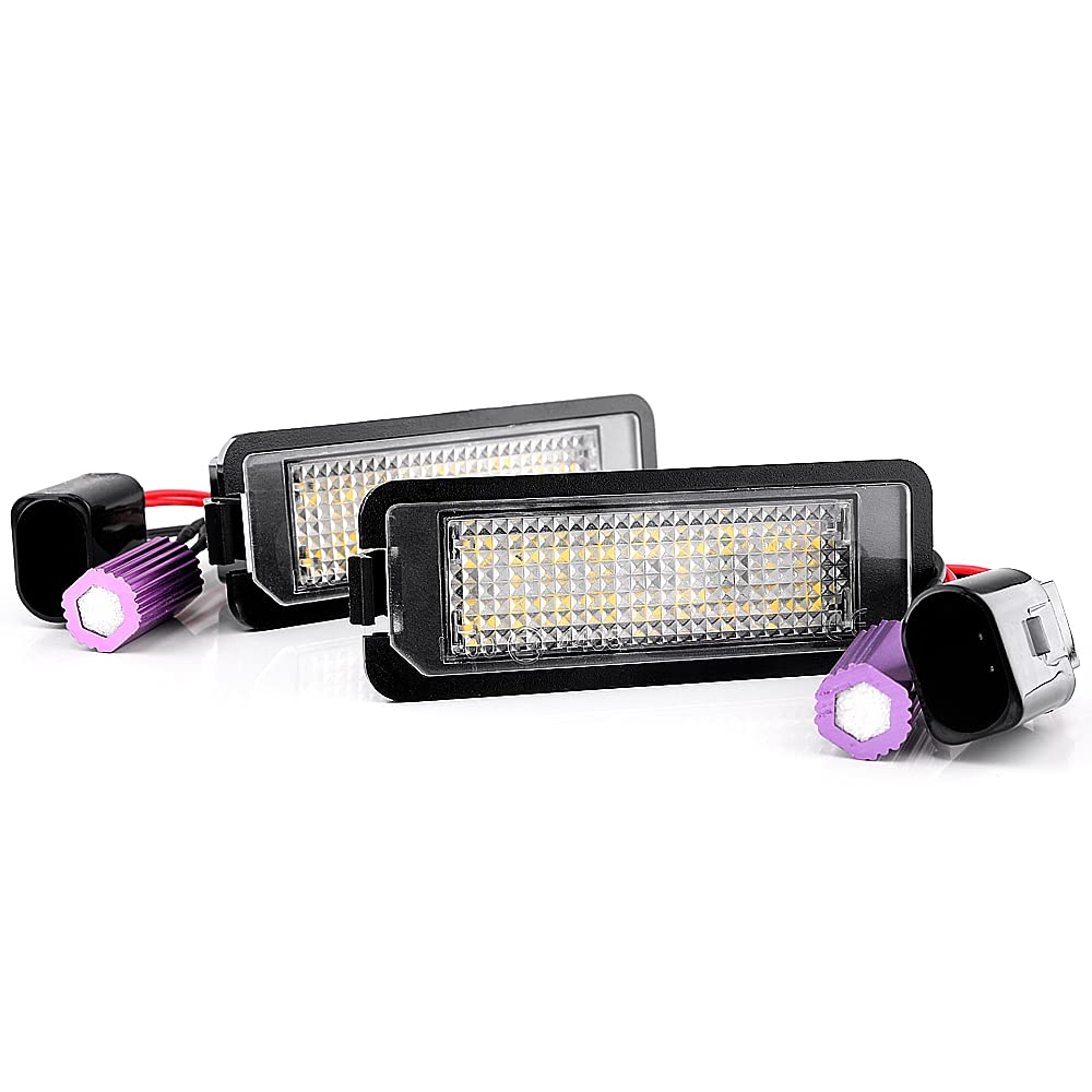 Iluminación LED de matrícula, Seat Altea, Exeo, Ibiza, Leon, Toledo, Módulo con Autorización
