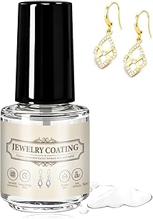 JAOJAO Jewelry Sealant, Jewelry Coating Long-Lasting Isolation Efficient Protection Avoid Oxidation for Necklaces Rings Bracelets Earrings Watch Chains, 5ml